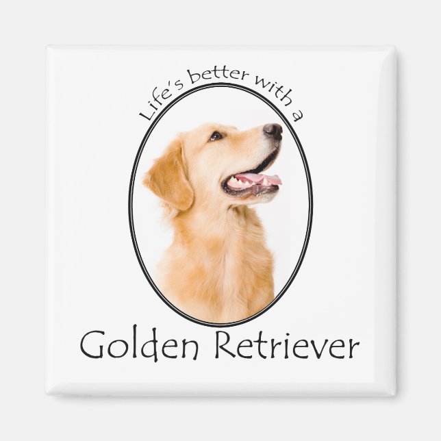 Lifes Better Golden Magnet (Devant)