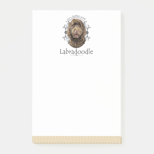 Life's Better Labradoodle Notes (Front)
