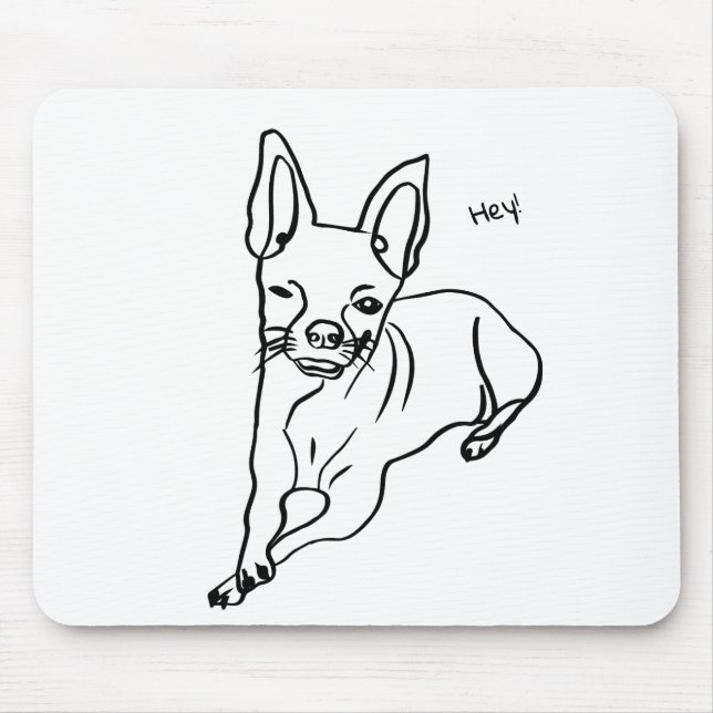 Life's Better with a Chihuahua Mouse Pad (Front)