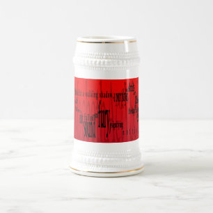 'Life's but a Walking Shadow' Macbeth Shakespeare Beer Stein