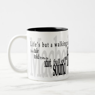 'Life's but a Walking Shadow' Shakespeare Mug