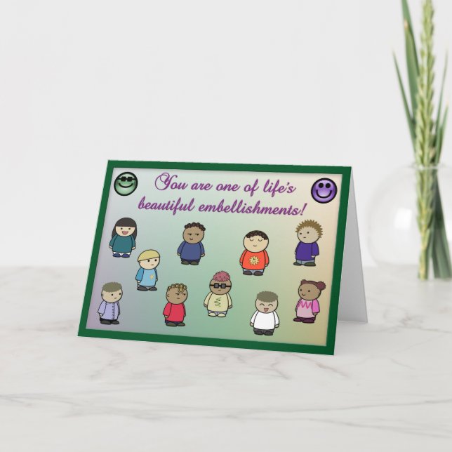 Life's Embellishment Greeting Card (Front)