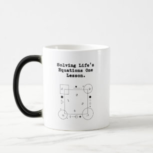 Life's Equations Solver Daily Lesson Wisdom Magic Mug