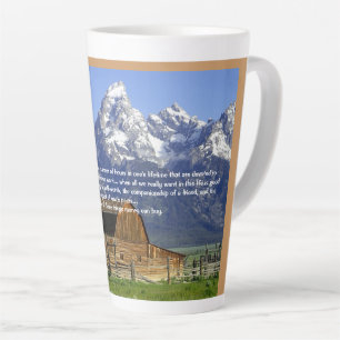 Life's Irony Latte Mug