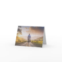 Life's Journey Folded Greeting Card
