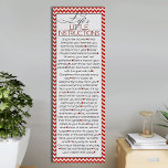 Lifes Little Instructions (red) Poster<br><div class="desc">A fantastic list of helpful,  inspiring and encouraging little "life" instructions.  This poster print goes great in a bedroom,  dorm room or for some permanent reading material in the bathroom!</div>