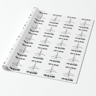 Life's Music Found Inside (ECG/EKG Heartbeat) Wrapping Paper