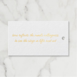 Life's Next Act Foil Gift Tag