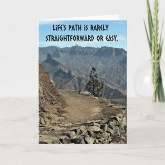 Life's path. card