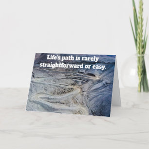 Life's path. card