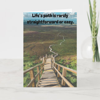 Life's path. card