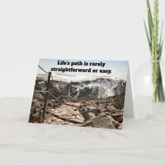 Life's path. card