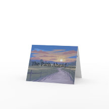 Life's Path Folded Greeting Card