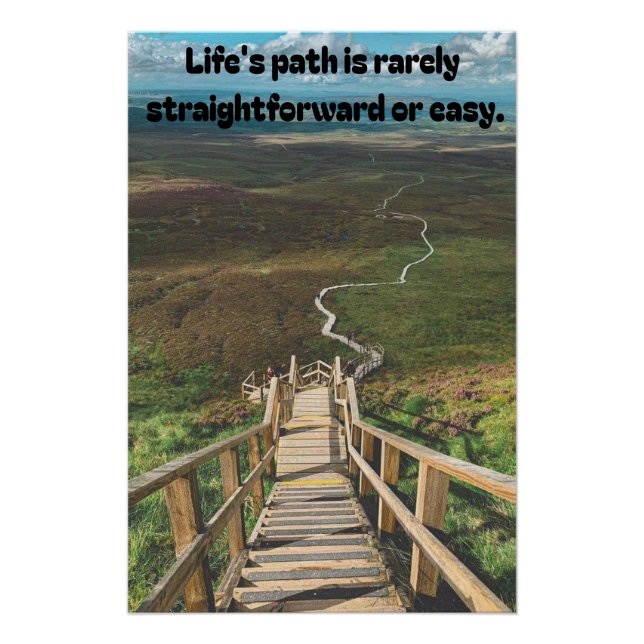 Life's path. Poster (Front)