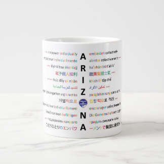 Life's Principles - Languages of Arizona II Large Coffee Mug