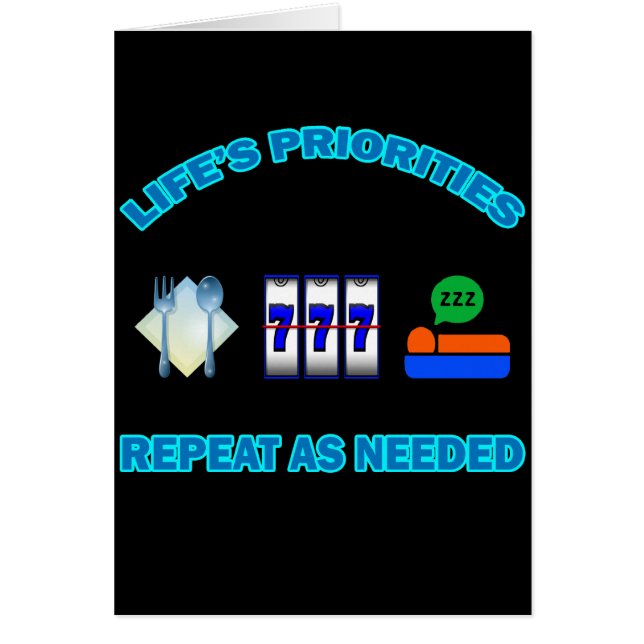 LIFE'S PRIORITIES (Front)