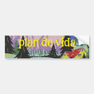Life's purpose Follow your purpose  plan de vida  Bumper Sticker