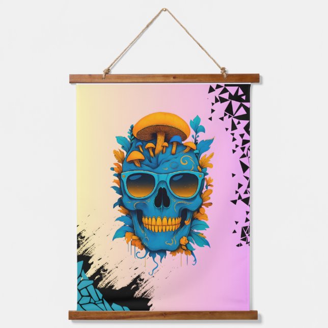 Life's Short, Stay Weird Hanging Tapestry (Front)