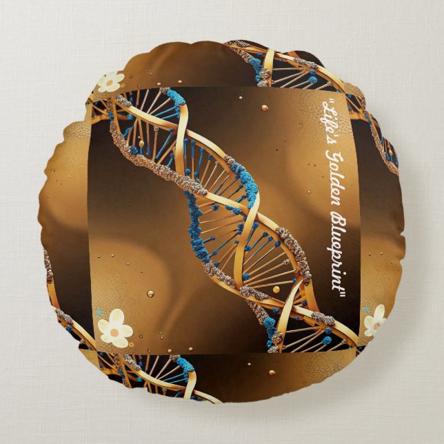 "Life's Tapestry" Round Pillow (Front)