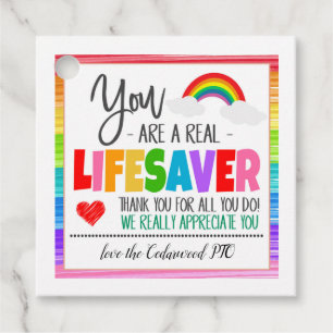 Lifesaver Gift Tag
