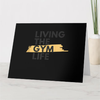 Lifestyle Apparel Living Gym Life Card