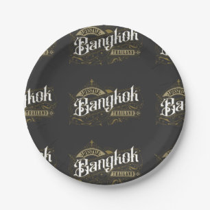 Lifestyle Bangkok thailand Paper Plate