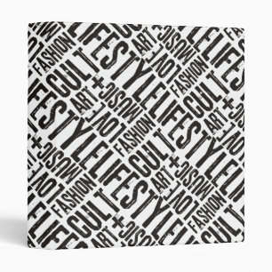 LIFESTYLE FASHION CULT - black Binder