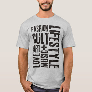 LIFESTYLE FASHION CULT - black T-Shirt