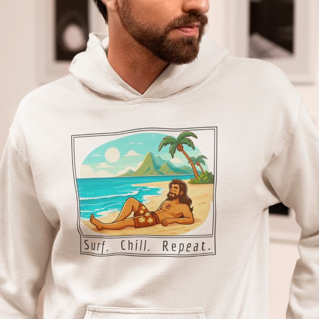 Lifestyle: Surf. Chill. Repeat. Hoodie (Creator Uploaded)