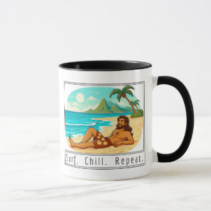 Lifestyle: Surf. Chill. Repeat. Mug