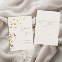 Lifetime Butterflies Ivory Gold Chic Bridal Shower