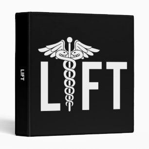 LIFT - Caduceus - Fitness Workout Inspirational Binder