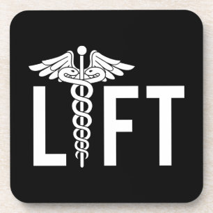LIFT - Caduceus - Fitness Workout Inspirational Coaster