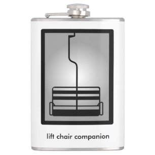 lift chair companion flask by champagne horizon