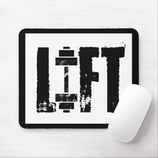LIFT GYM Weightlifting BODYBUILDING Mouse Pad
