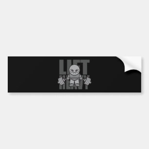 Lift Heavy - Anime Kawaii Workout Motivational Bumper Sticker