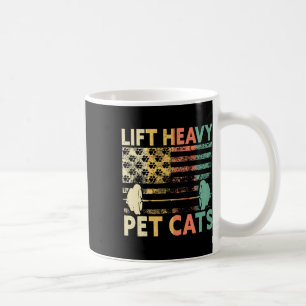 Lift Heavy Pet Cats Weightlifting Cat Owner Weight Coffee Mug