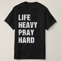 Lift Heavy Pray Hard Christian Workout Jesus Gym