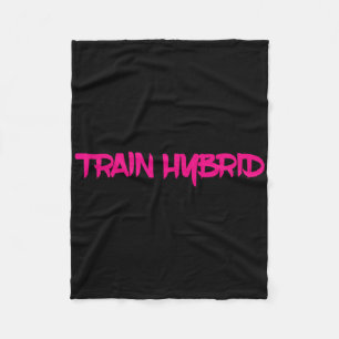 Lift Heavy Run Far Hybrid Sport Fitness Running Bo Fleece Blanket