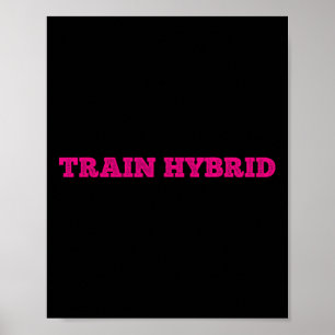 Lift Heavy Run Far Hybrid Sport Fitness Running Bo Poster
