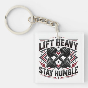 Lift Heavy Tee Keychain