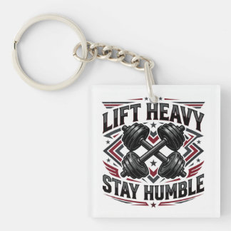 Lift Heavy Tee Keychain
