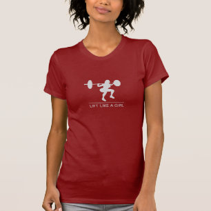 Lift Like a Girl Ladies Petite Shirt