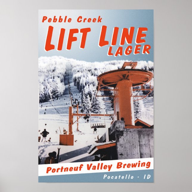 Lift Line Lager Poster (Front)