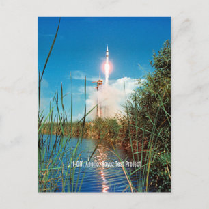 Lift Off-Apollo, Soyur Test Project, Postcard