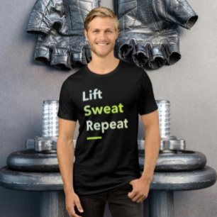 Lift. Sweat. Repeat. Tri-Blend Shirt