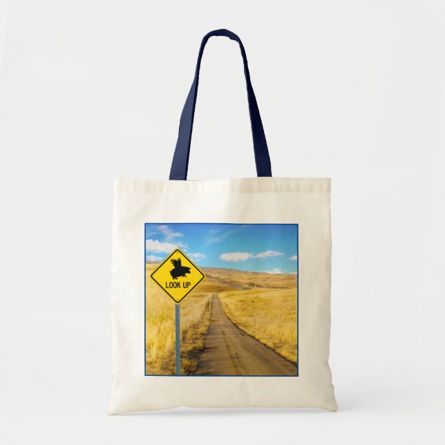 Lift Up Your Eyes For Pigs May Fly Tote Bag (Front)