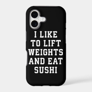 Lift Weights and Eat Sushi - Funny Carbs Novelty