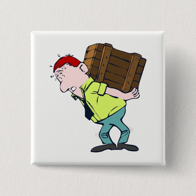 Lifting 2 Inch Square Button (Front)