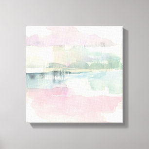 Lifting Fog   In Soft Pastels Canvas Print
